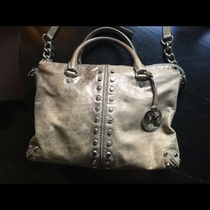 Michael Kors Distressed leather purse